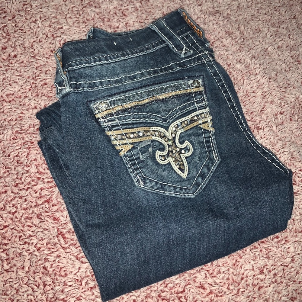 Size 25 Long Rock Revival Jeans